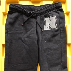Black nike sweatpant capris